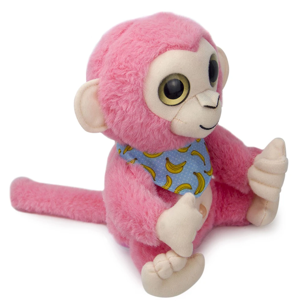 Мягкая плюшевая игрушка электрическая обезьянка говорящая Повтор Запись тело