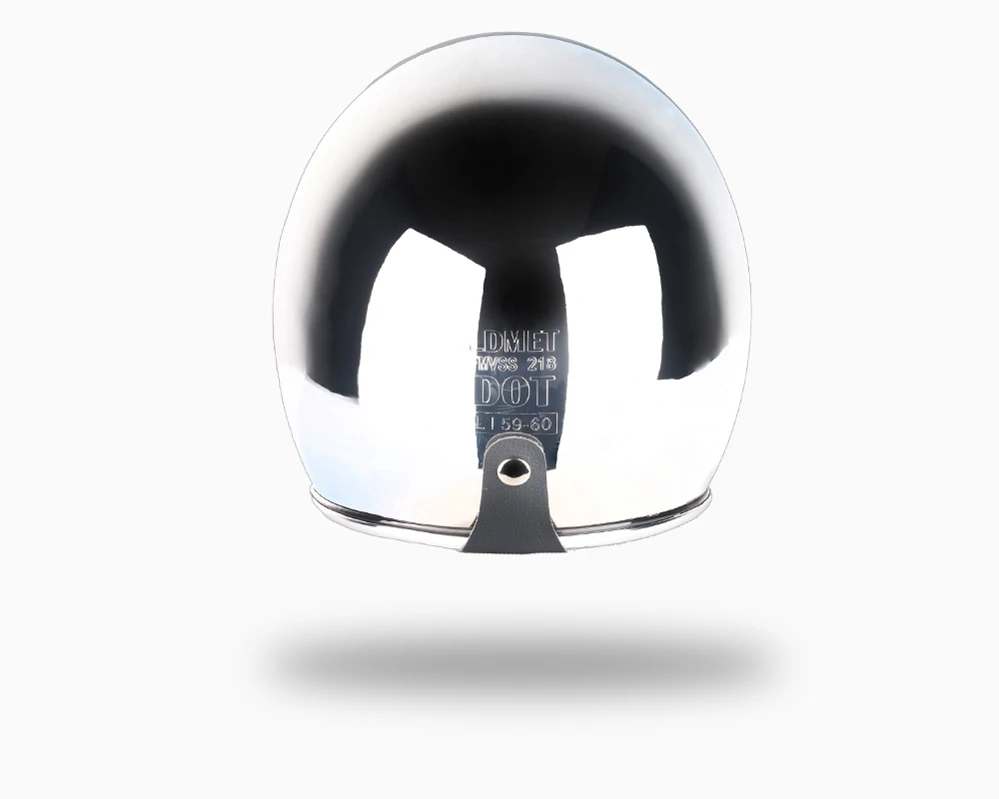 LDMET винтажный мотоциклетный шлем jet capacetes de motociclista Щепка хром vespa cascos para moto Кафе racer зеркало