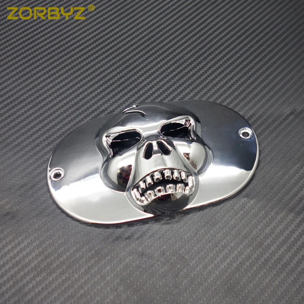 ZORBYZ Новый Хром Череп хвост светильник воротник Маска крышка подходит для Harley Touring