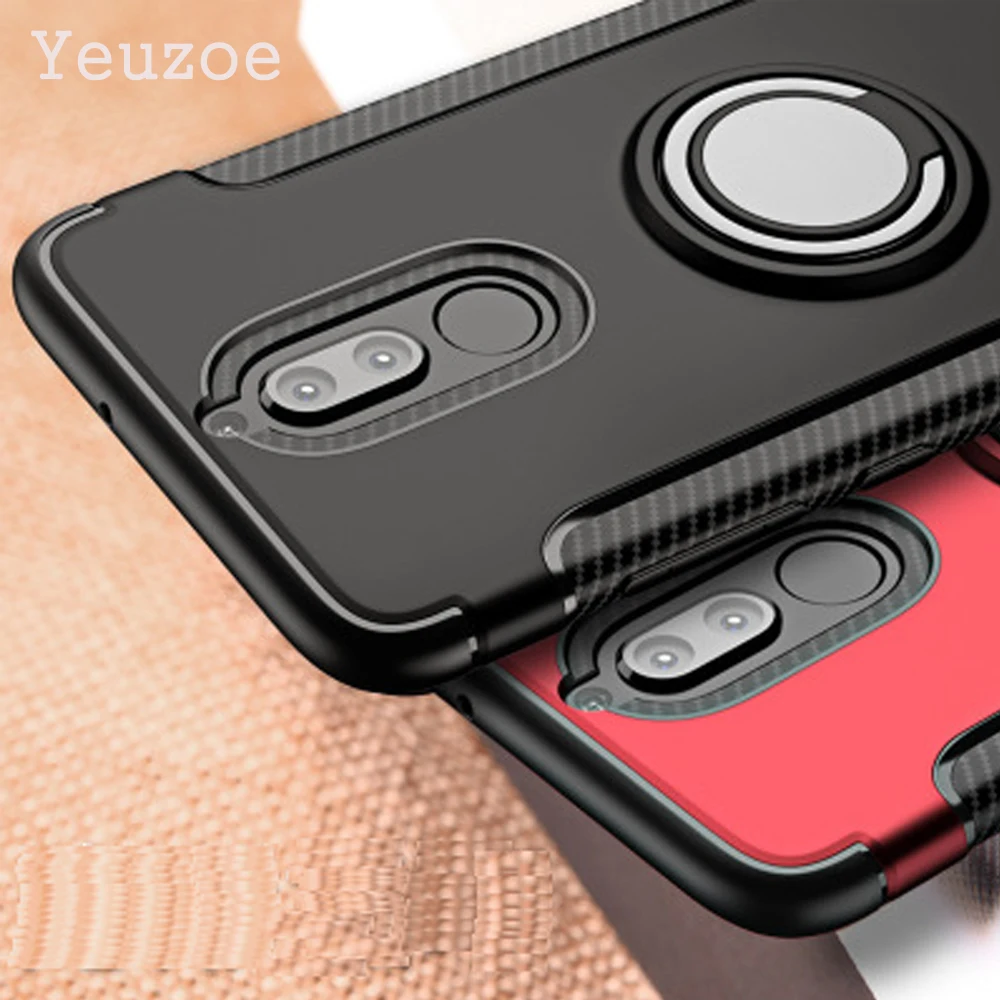 Yeuzoe для Huawei Nova 2i чехол противоударный металлический держатель кольца комбо