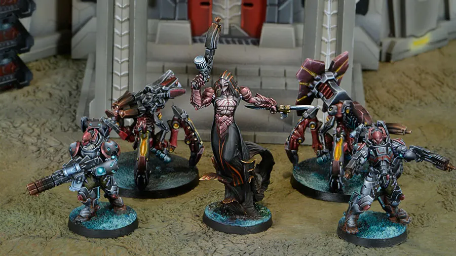 [Loong Way Miniatures] Corvus Belli Infinity 0573 UMBRA SAMARITANS 32 мм Металлические Миниатюрные|Аксессуары