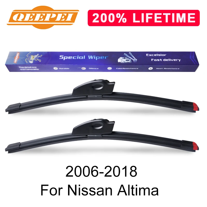Сменная Щетка стеклоочистителя QEEPEI для Nissan Altima 2006 2018 силиконовая резина