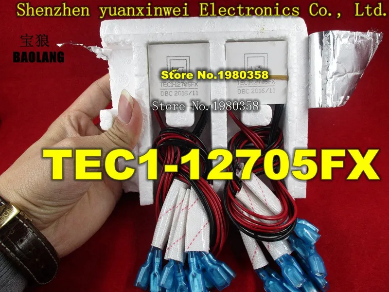 1 шт./лот термоэлектрический кулер Peltier 40*40*4 мм TEC1 12705FX модуль|peltier tec1|peltier thermoelectric