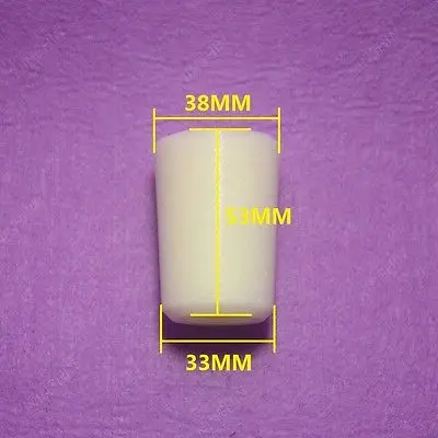 38 # коническая Силиконовая пробка лабораторная испытательная трубка полый