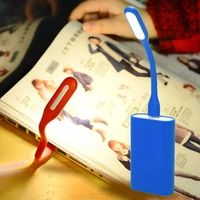 mini portable 5v 1 2w super bright book light for laptop bank for power pc computer laptop night lighting cheap flexible lamp