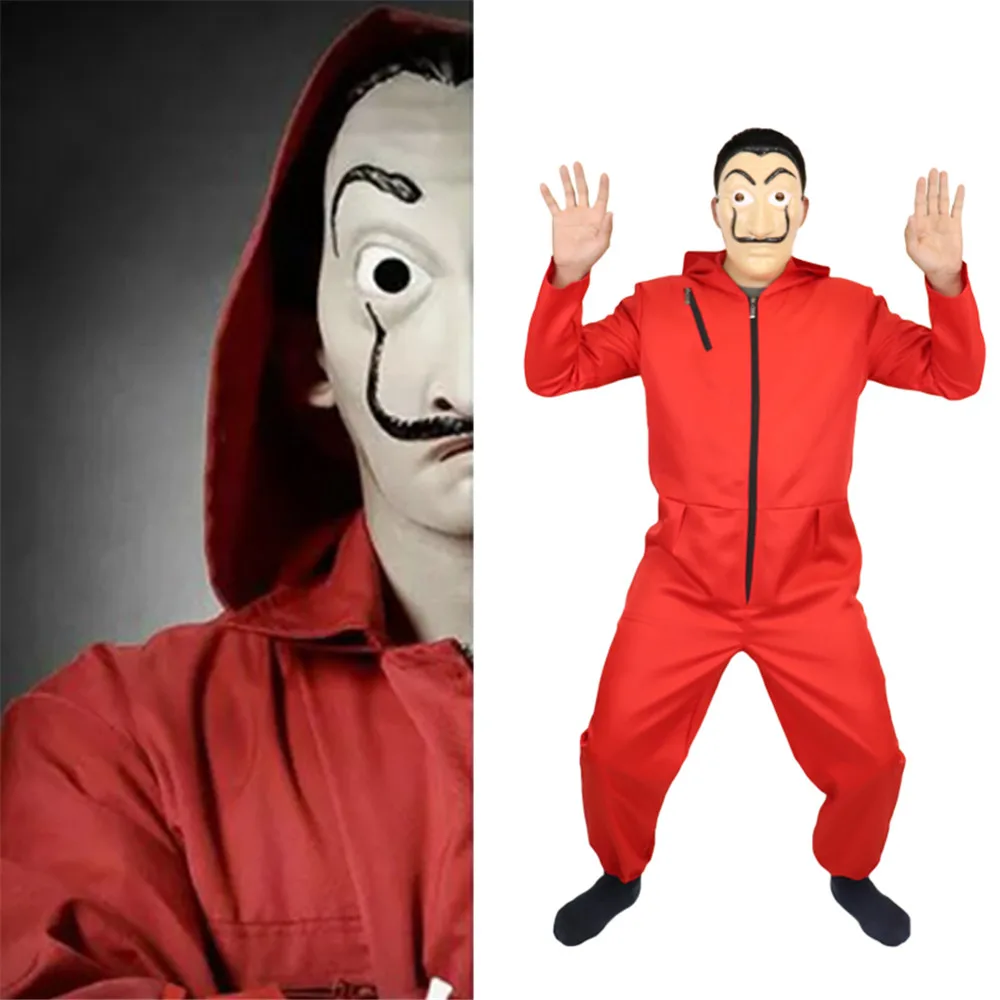 Женский костюм с надписью La Casa De Papel Сальвадора Дали для детей и взрослых