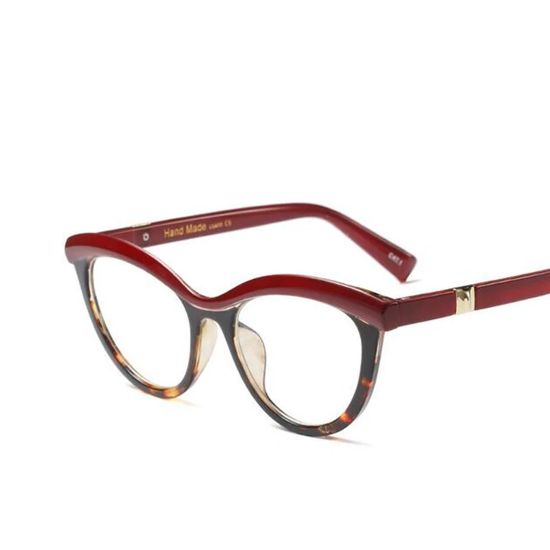 Модные очки для близорукости оправы очков прозрачные ботаника женские