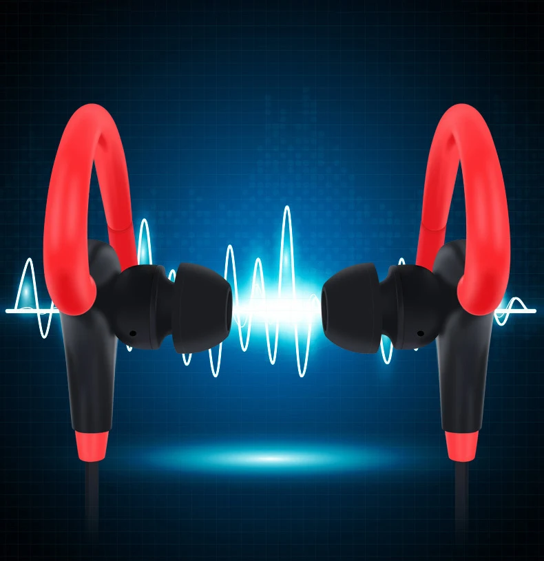 Миниатюрные беспроводные Спортивные наушники Bluetooth гарнитура bluetooth с микрофоном