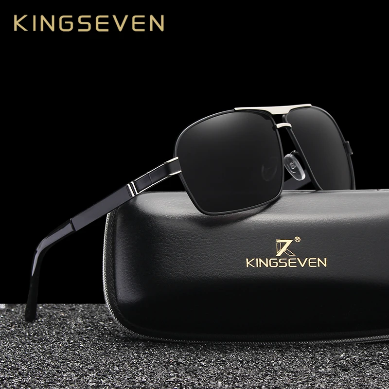 KINGSEVEN Polarized Sunglasses Men Driver Mirror Sun glasses Male Fishing Female Eyewear For N7855 | Аксессуары для одежды