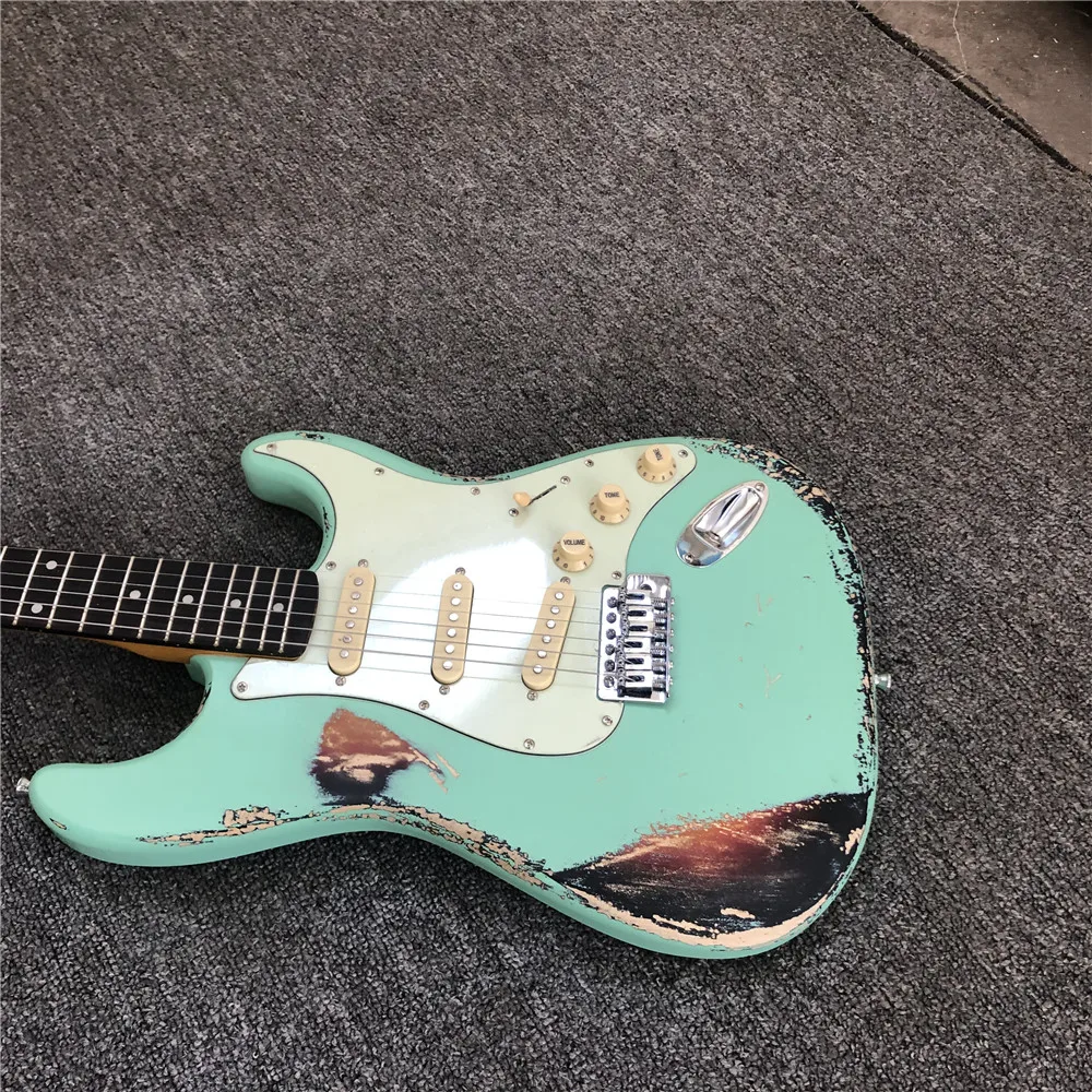Копия старого электрического гитарного станка Kaiyun factory custom handmade 100% ручная работа.