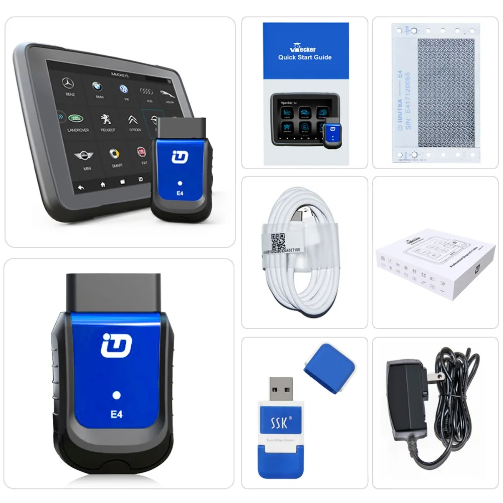 Автомобильный сканер OBD2 VPECKER E4 Android планшет Bluetooth 4 0 полная система