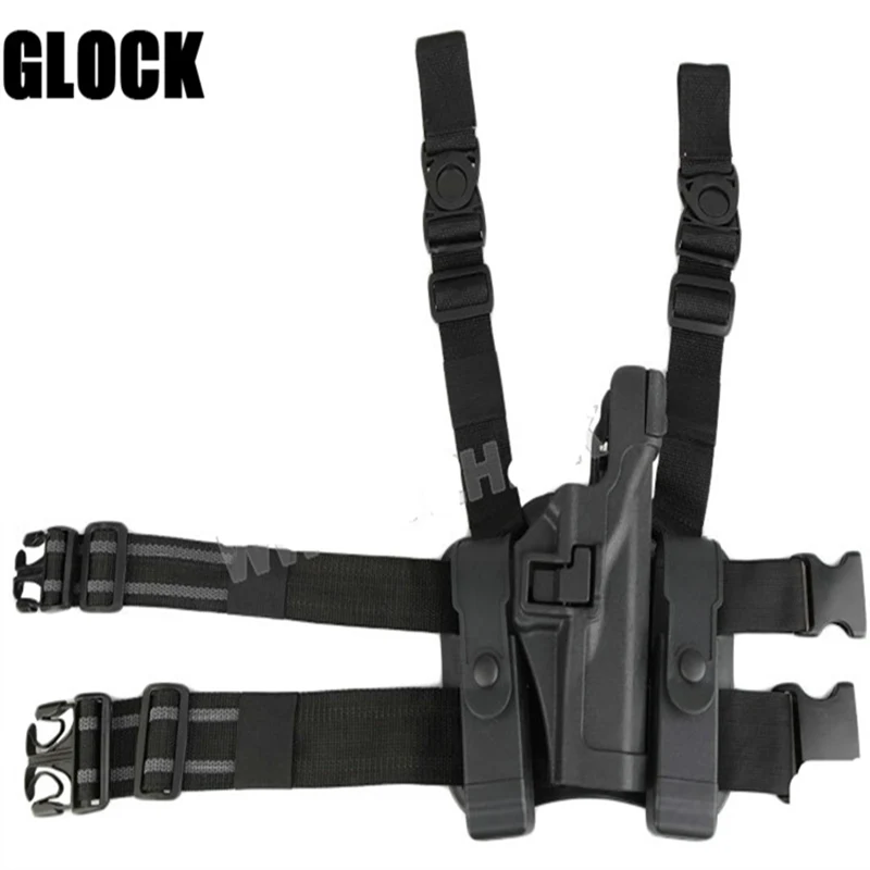 BH Стиль Военный Тактический LV3 SERPA легкий Подшипник кобура комплект GLOCK 17 19 22 23 31 32