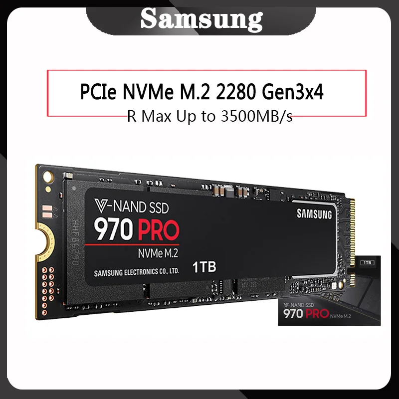 Samsung HDD 512GB 1 ТБ 970 RPO NVMe M.2 внутренний SSD твердотельный жесткий диск NVMe 970 RPO SSD PCIe 3,0x4, NVMe 1,3
