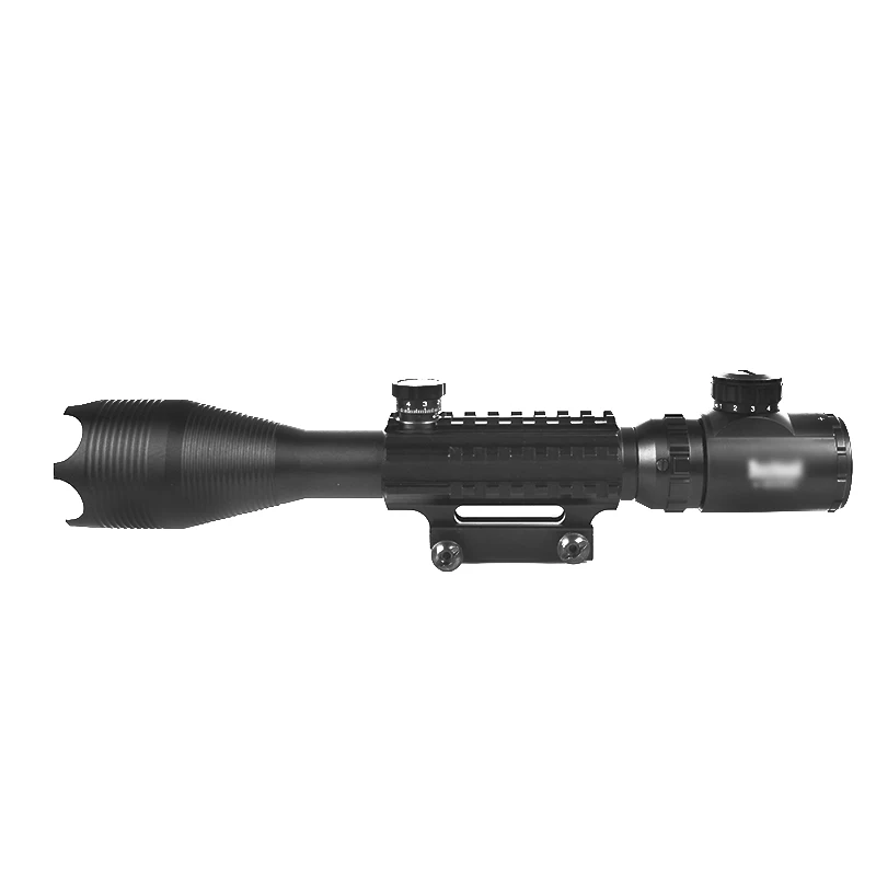 LUGER Tactical 4-16X50 EG Профессиональный красный зеленый прицел Высокая рефлекторная оптика с 20 мм рельсовыми креплениями для Охотничье пневматическое Ружье