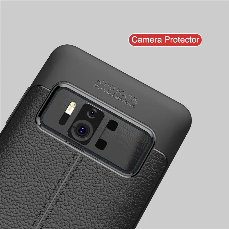 Beworlder For Asus Zenfone AR ZS571KL Case TPU Soft Silicone Phone Protective Anti Slip Lichee Pattern Cover |