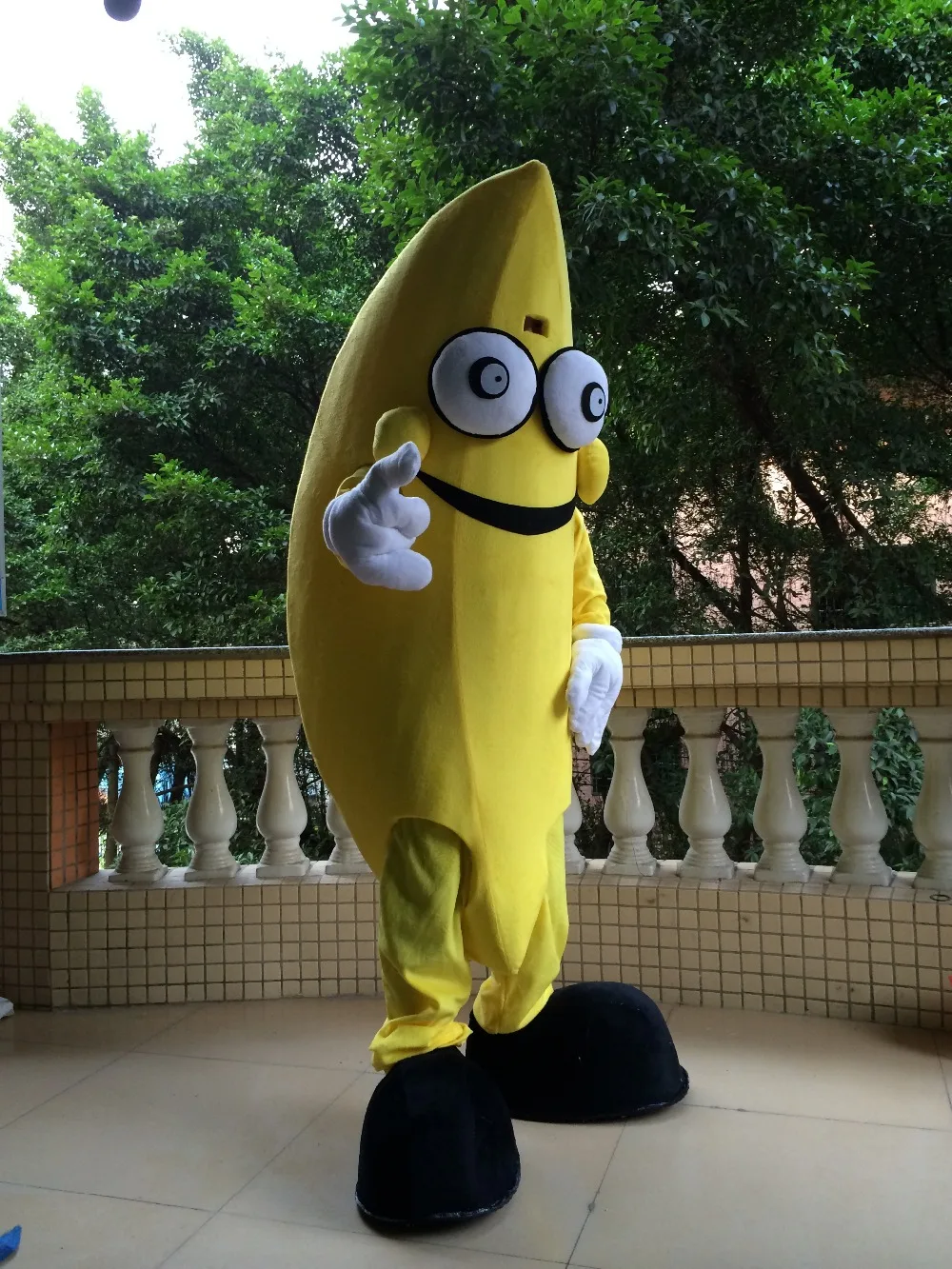 Качественный Костюм mascot «Клубничка» ручной работы из мягкого плюша Прочный Взрослый Костюм банана
