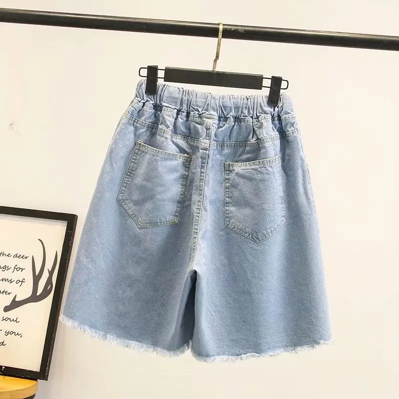 Повседневные джинсы большого размера на весну-лето 2019 женская одежда модные