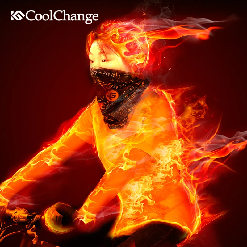 CoolChange зимний флисовый велосипедный шарф бандана для спорта на открытом воздухе