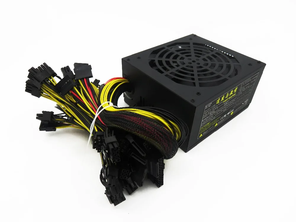 Горячая продажа PSU 1200 Вт источник питания для ETH miner mining эфириум 6 GPU или более карт |