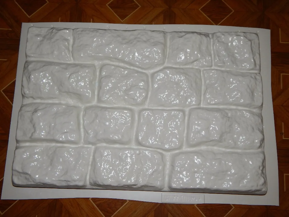 Пластиковые формы для фотоэлементов настенная Цементная плитка Старый замок 1