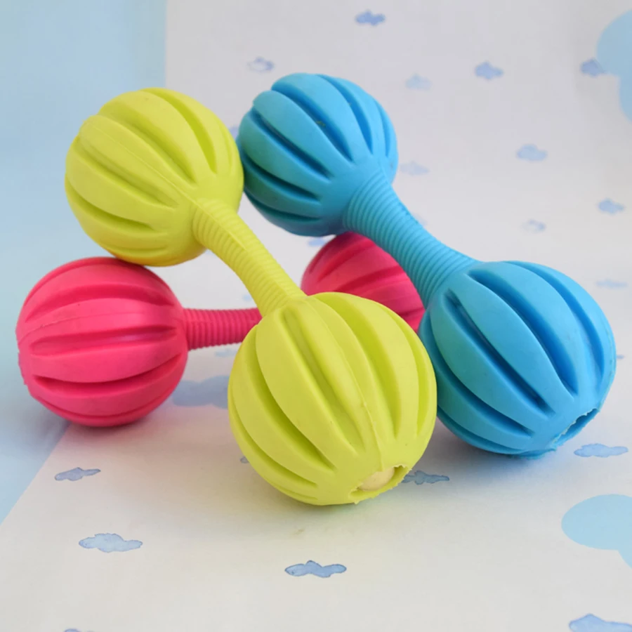 Прочные дрессировочные игрушки для собак скрипучие молярные зубы резина