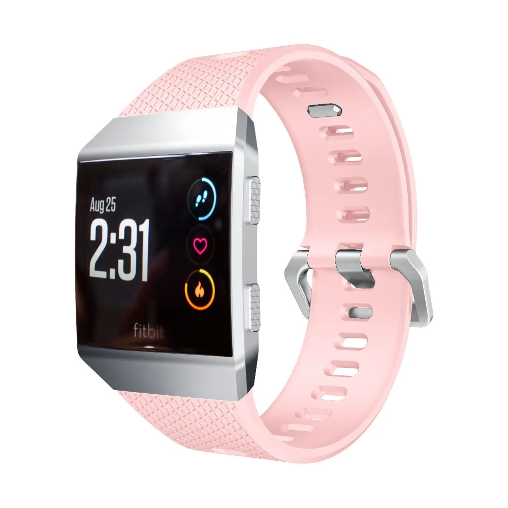 Мягкий силиконовый сменный спортивный ремешок для Fitbit Ionic Смарт часы наручных