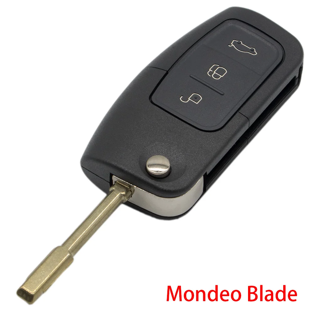 Mondeo Blade WhatsKey 3 кнопки складной ключ откидная оболочка ключа дистанционного управления Fob чехол для Ford Focus 2 Mondeo Fiesta C Max Ka Galaxy Kuga Escape Focus - Количество кнопок: Mondeo Blade