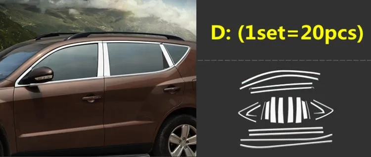Для Geely Emgrand X7 EmgrarandX7 EX7 SUV, светильник на окно автомобиля, 20 шт./лот