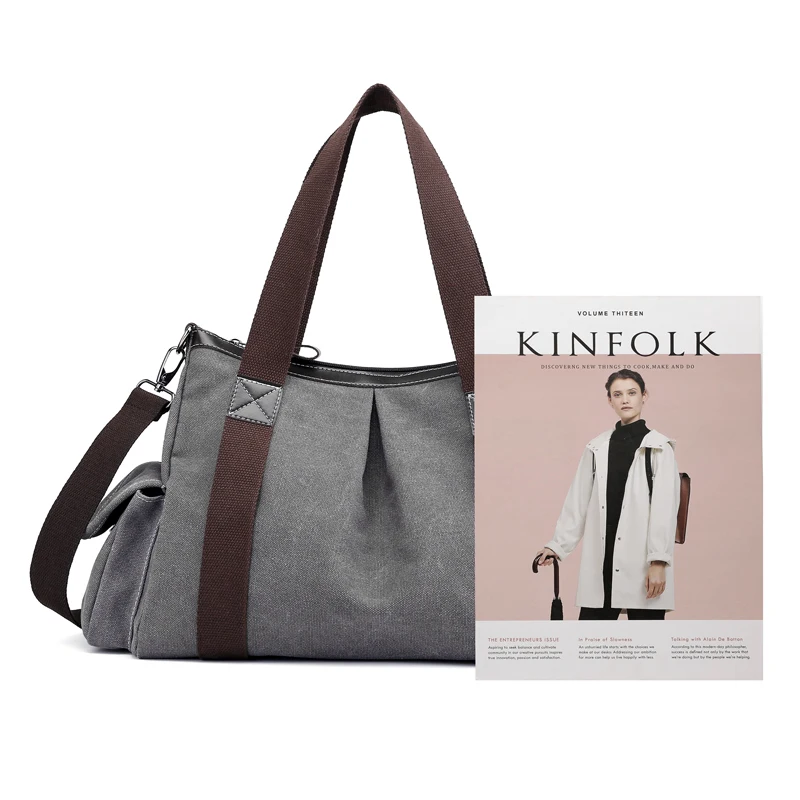 2020 новые модные однотонные женские холщовые сумки для отдыха брендовые