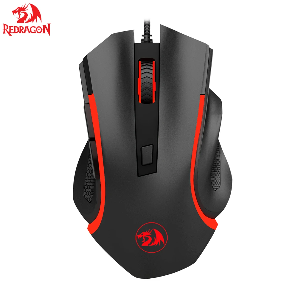 Мышь игровая Redragon USB 6 программируемых кнопок 7 цветов светодиодная