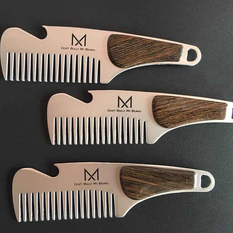 1 шт. Мужская Антистатическая Расческа для бороды 12 6 х3 5 см|beard comb|comb stainless steelstainless