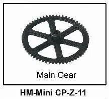 Walkera Мини CP части основной шестерни HM Mini Z 11|main gear|walkera mini cpmini gear |