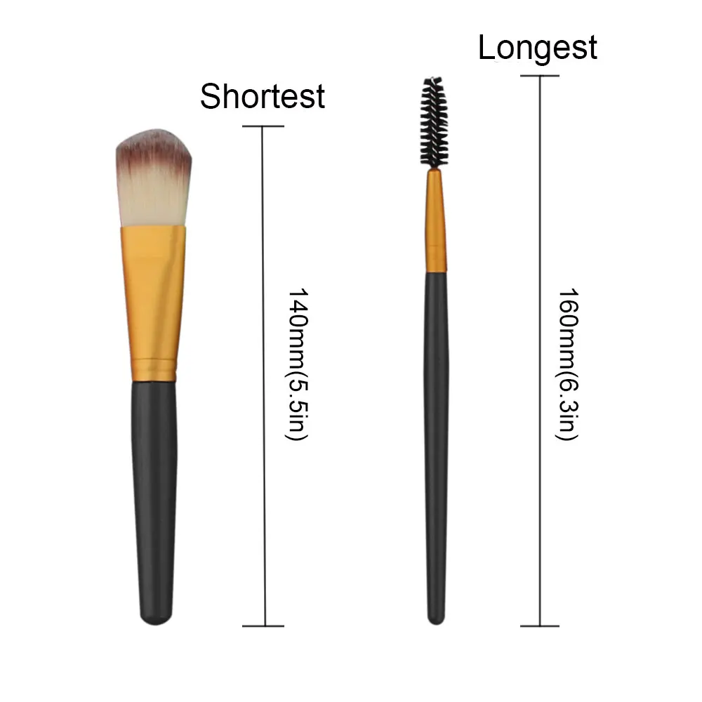 Vander 20 шт. набор кистей для макияжа профессиональная овальная Кисть туалетных