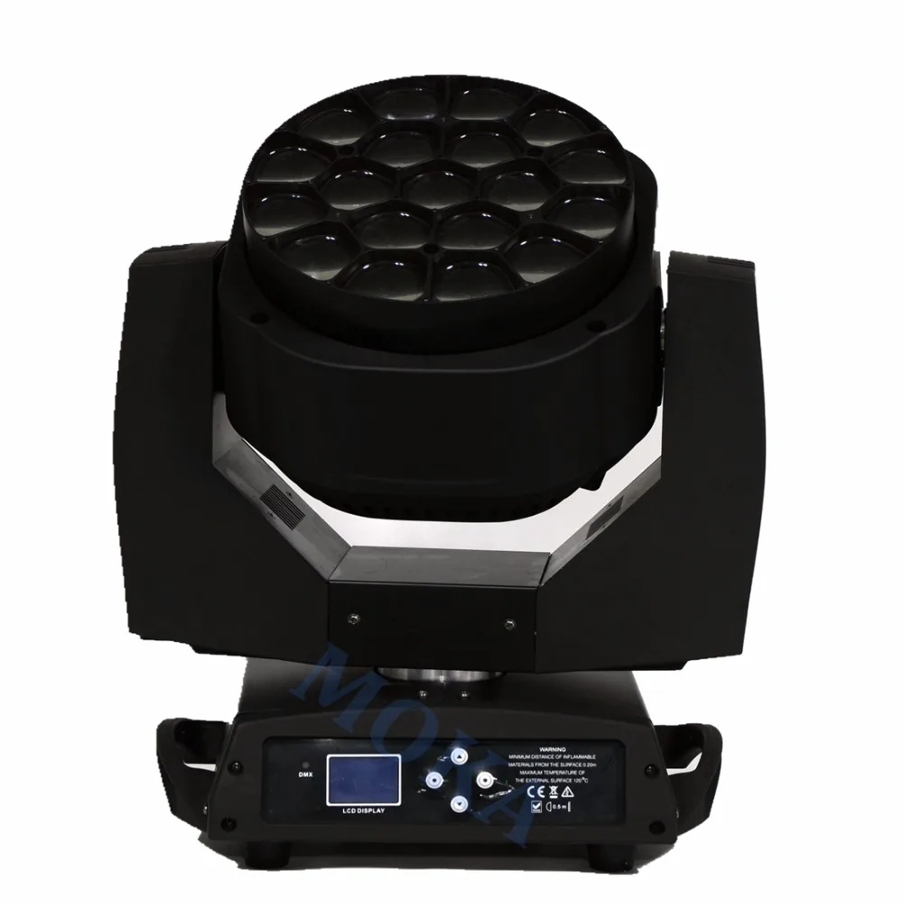 19x15W RGBW 4in 1 LED Bee Eye Moving Head Light Disco lighting для концерта/Вечеринки/сцены|bee eye|disco lightmoving head