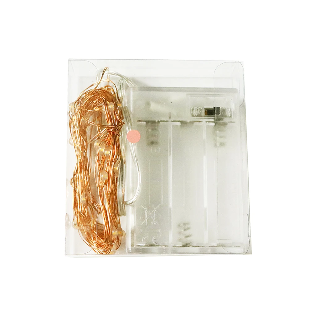 

Led String Lights High quality Copper Material 2Meter 20Leds Party christmas tree Holiday decor nightlight lantern Kid's Gift VR