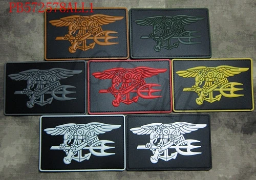 

DEVGRU Seal TeamTrident Eagle Military Tactical Morale 3D PVC patch Badges