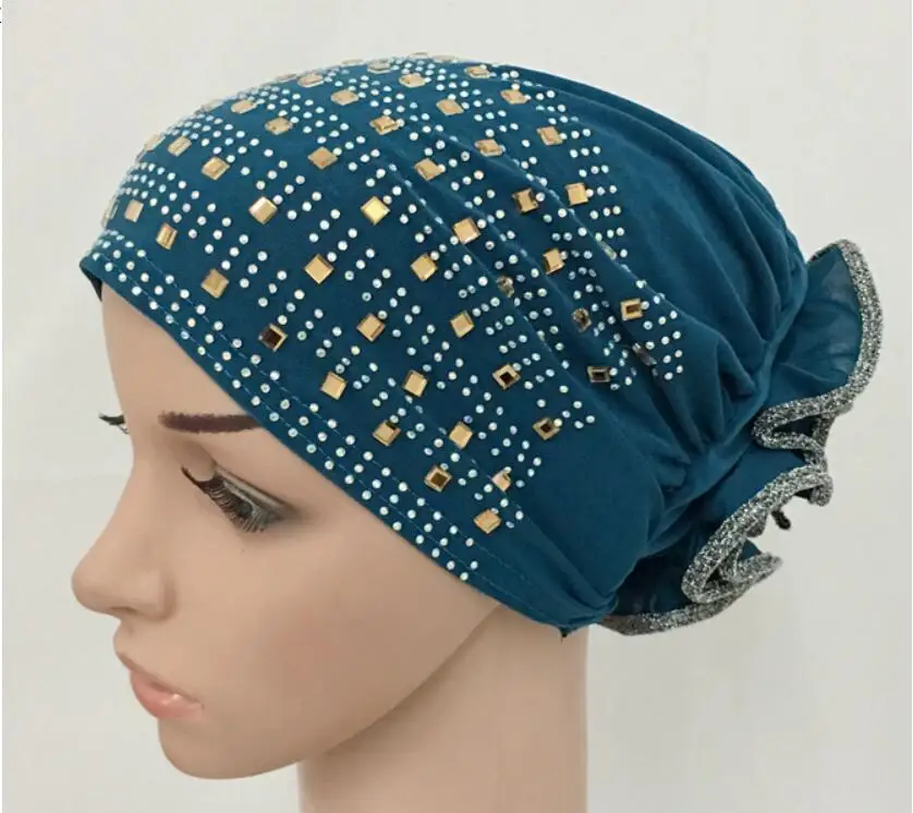 Мусульманские шарфы 9 цветов обертывания шапочки под хиджаб для женщин новинка