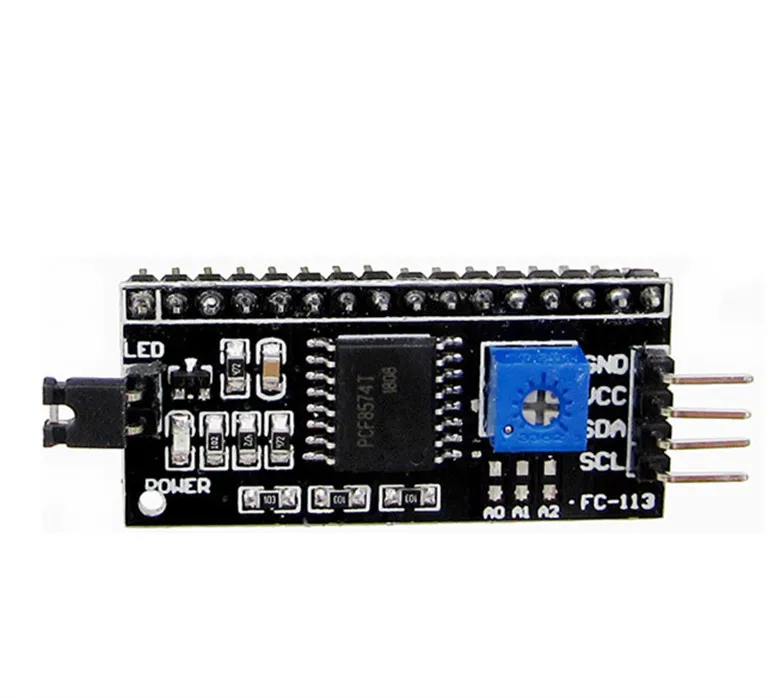 Плата адаптера для ЖК дисплея 1602 + I2C LCD Модуль синий/зеленый экран PCF8574 IIC/I2C 1602|uno