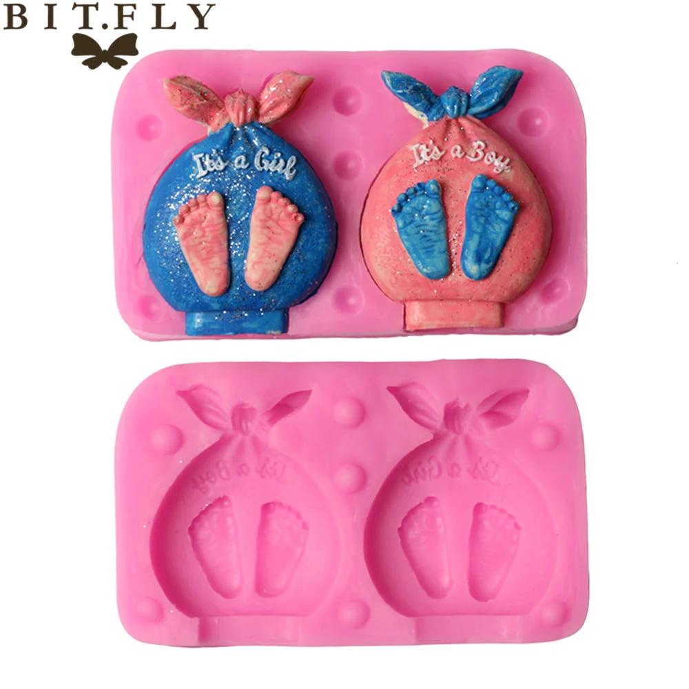 1 шт 3D DIY силиконовая форма для мальчиков или девочек глиняная торта шоколадные