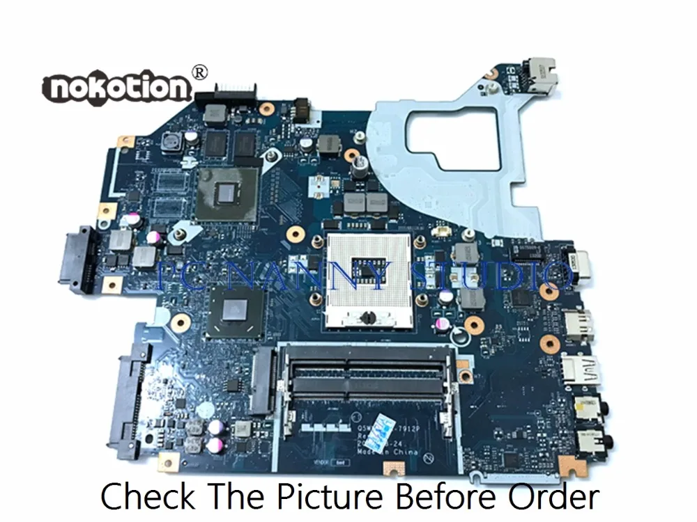 Материнская плата PANANNY для ACER Aspire материнская ноутбуков 1 5 2 wv1 NBM6B11001 HM77 DDR3