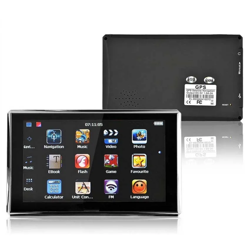 Автомобильные аксессуары 7 дюймов автомобиля gps навигатор навигации