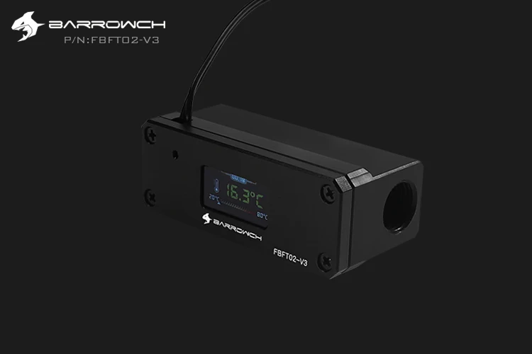 Многомодовый термометр Barrowch с цветным OLED экраном цифровой дисплей измеритель