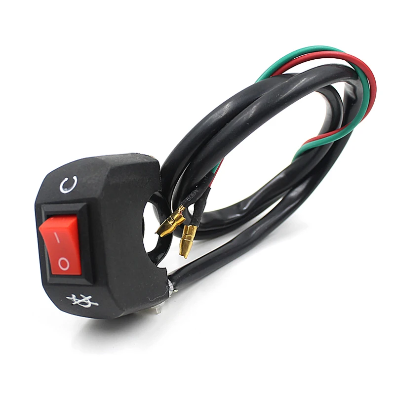 WUPP переключатель на руль мотоцикла кнопка включения/выключения большой