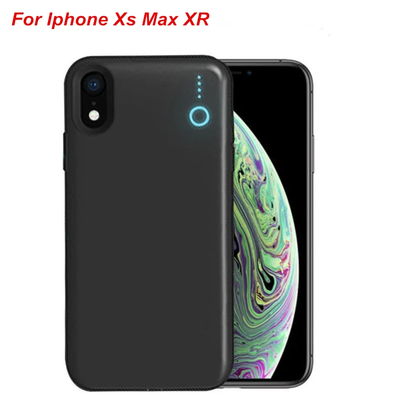 Для iphone X Max XR батарея зарядное устройство чехол силикагель аудио выход для