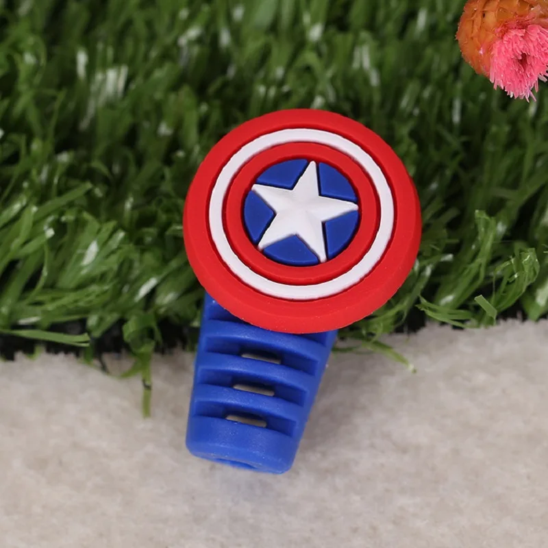 Cable Winder Cover 1 шт милые животные кабель протектор шнур провода мультфильм защита мини Силиконовый чехол Зарядное устройство для Iphone зарядное устройство кабель - Цвет: Cable Winder Cover