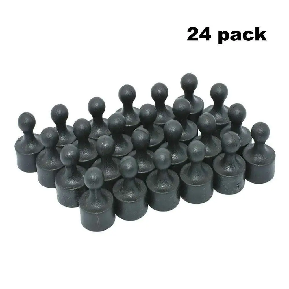 24 PCS 24 магнитных нажимных штифта для холодильника, офиса, карты, кухонных досок, фото штифтов, 8 цветов, ASIN B07F756PY2 - Цвет: 24 PCS