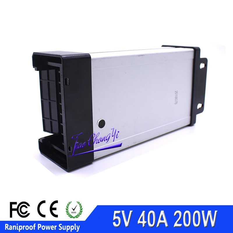 Rainproof Power Source DC5V 40A 200W 220VAC Outdoor Switching power supply for LED display Strip light | Лампы и освещение