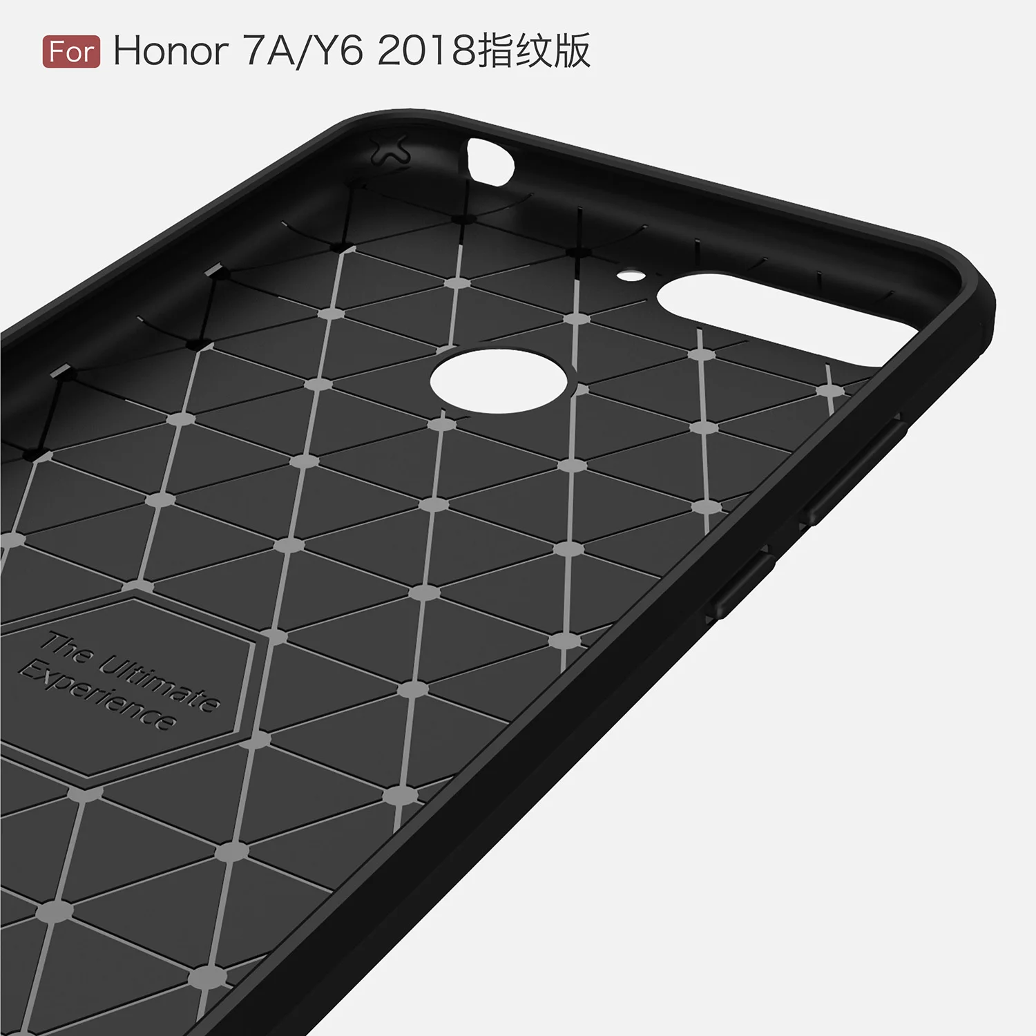 Для Huawei Honor 7A (AUM-AL20) чехол тонкий мягкий силиконовый роскошный матовый для задней