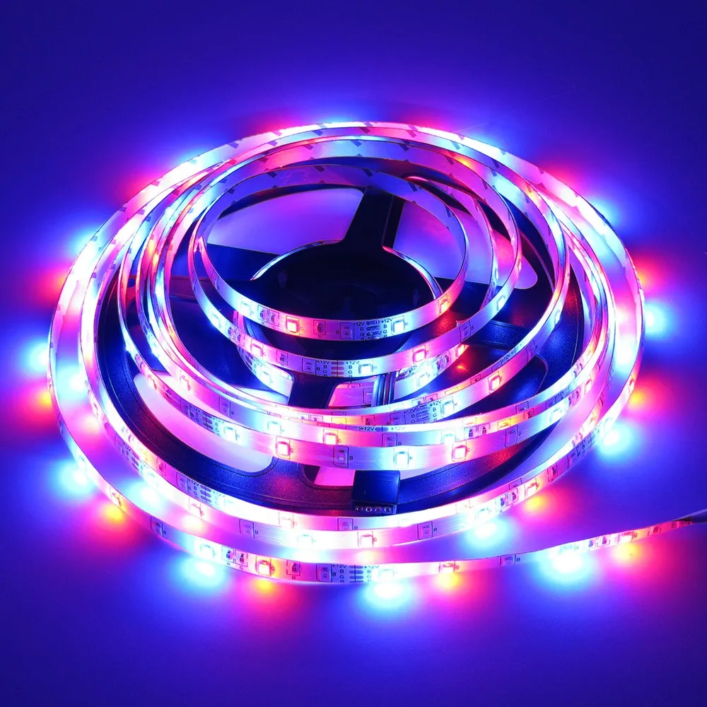 10 м RGB Светодиодные ленты 2835 Водонепроницаемый IP65 15 M 5 M диод лента с WI-FI светодиодный Управление Лер Alexa Google дома Управление 12 V DC адаптер Мощность