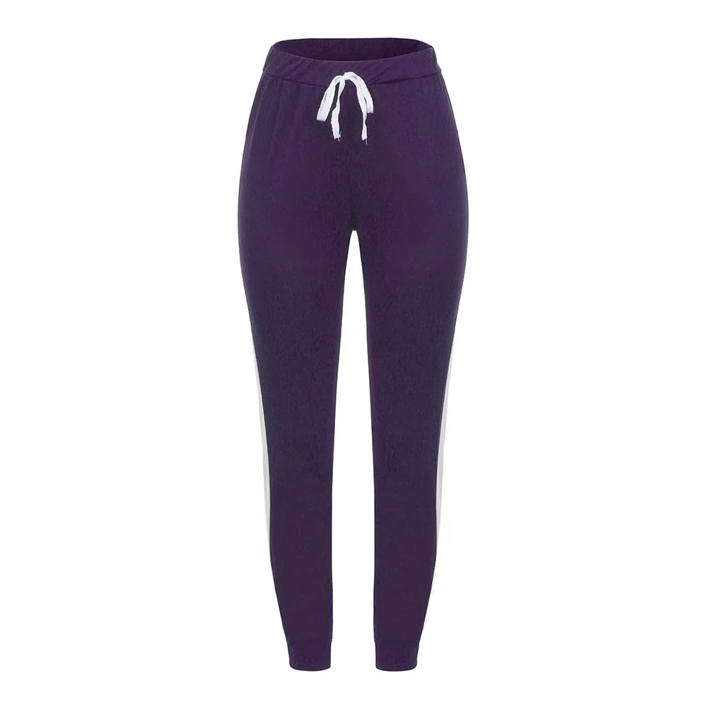 Sports Pants Women Yoga Workout Gym Fitness Leggings Pants Athletic Clothes Sport Trousers Fit All seasons#2o26#FFN - Цвет: Фиолетовый